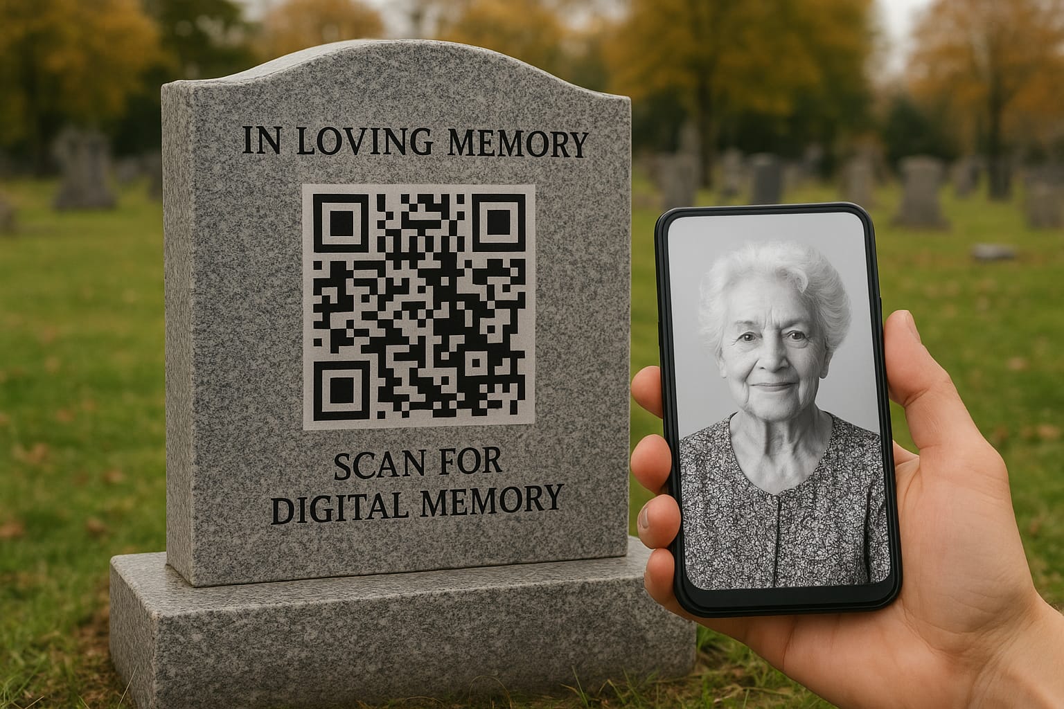 codigos qr en cementerios